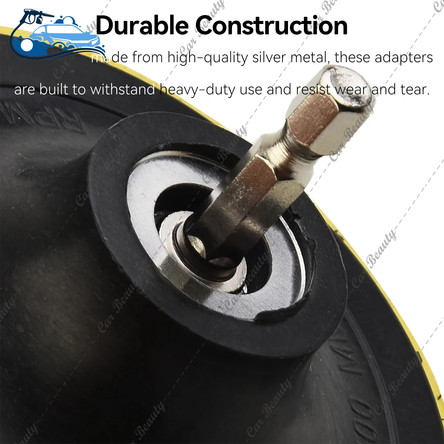 Hex Connecting Adapter Thread Conversion Rod M3 M6 M10 M14 Electric Drill Angle Grinder Screw for Backing Pad Polishing Disc
