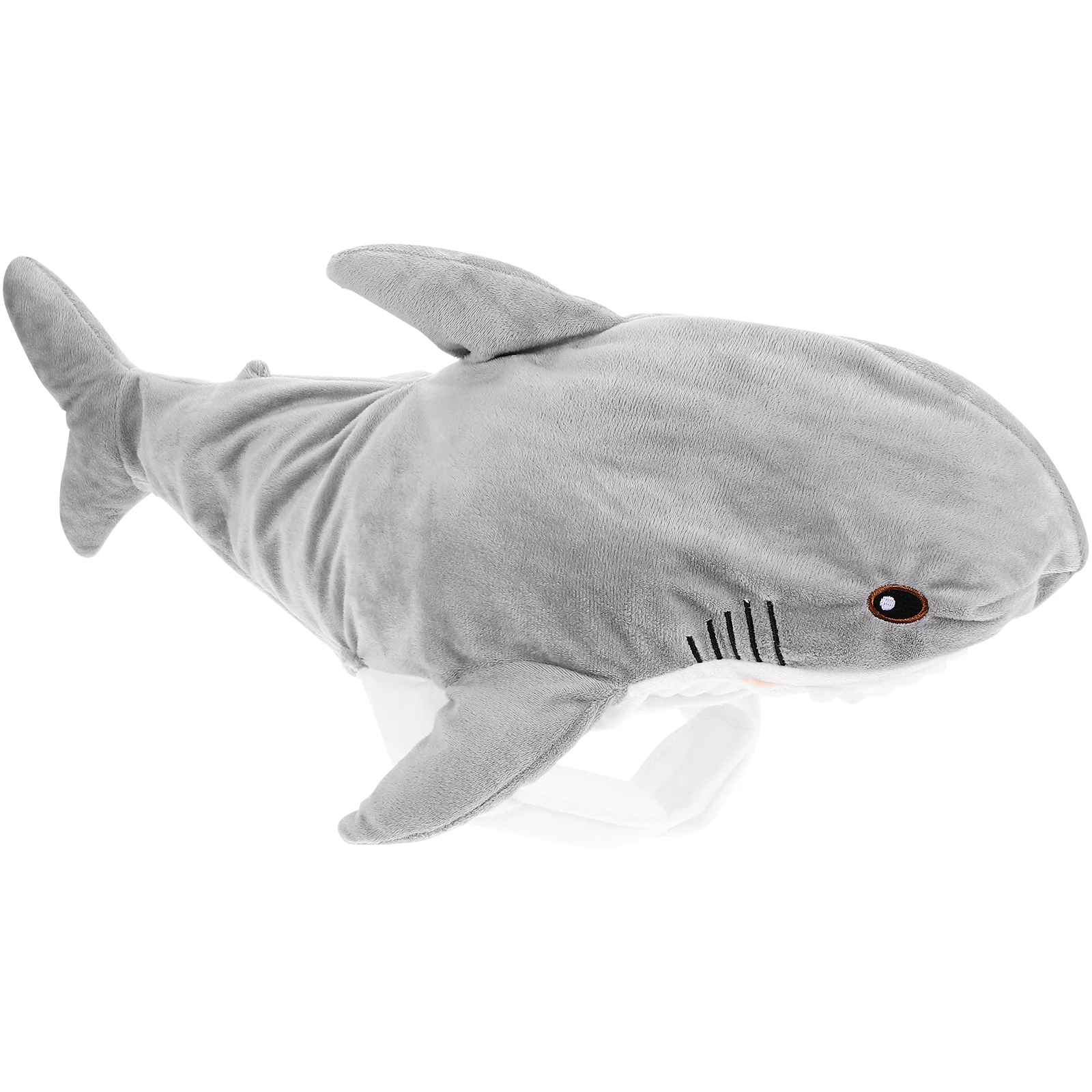 

Cute Plush Shark Hat 3D Shark Cap Hat Full Headgear Animal Dress Up Cosplay Hat Photo Prop