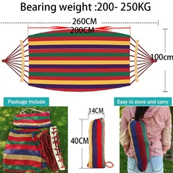 Deluxe Outdoor Anti - Rollover Camping Hammock with Carry Bag (Single Hammock)