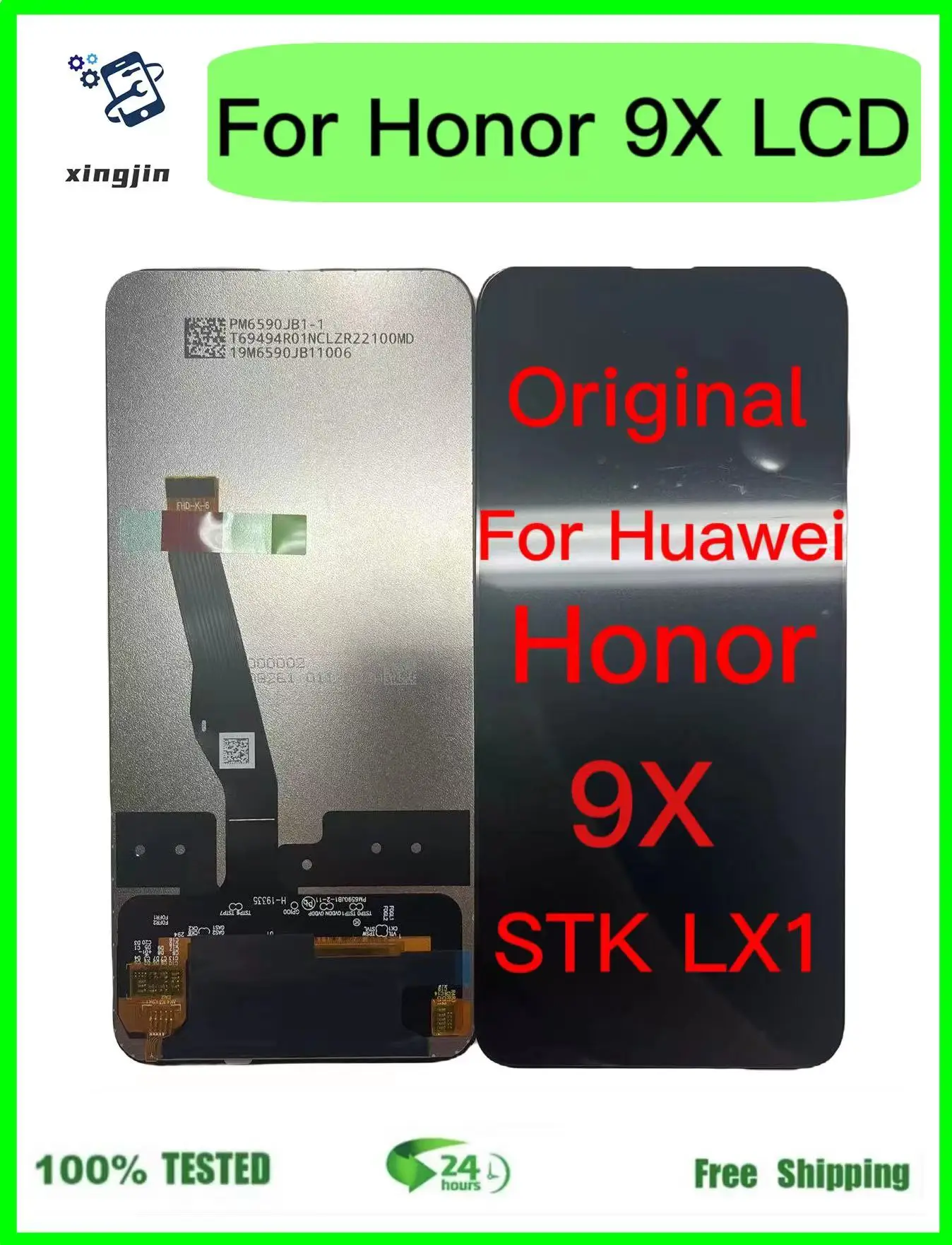 Pantalla-LCD-para-Huawei-Honor-9X-STK-LX1-montaje-de-digitalizador-con ...