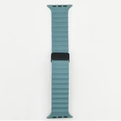 Magnetic Buckle Silicone Strap for 38 40 41mm (Pine Green)