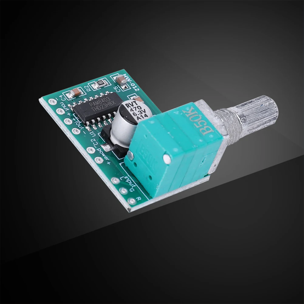 

PAM8403 Voice Sound Amplifier Module 5V Audio Power Amplifier Module With Volume Control USB Power
