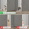 Cat Door Holder Latch Adjustable Dog Door Stopper Elastic Gate Lock Flex Latch Strap Keep Dog Out From Entering Pet Door Latch 4