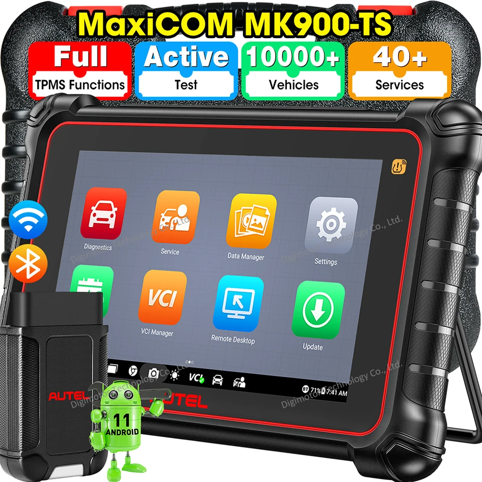 Autel-maxicom MK900-TS mk900ts自動車スキャナー,tpms診断ツール