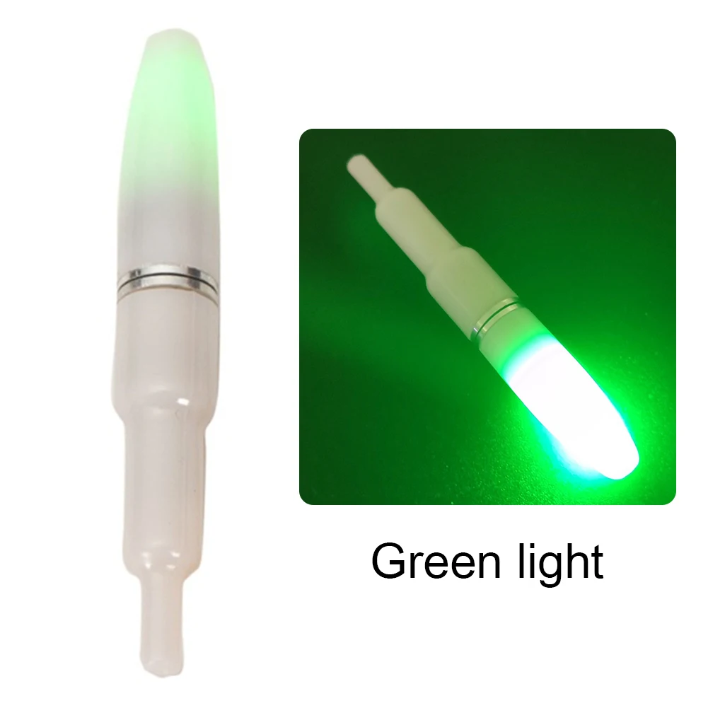 Red / Gree LED Reusable Night Fishing Rod Tip LED Clip C2 Lights