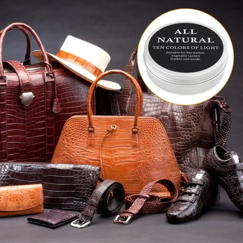 30G/50G/100G Cream For Leather Shoes Bags Car Interiors Leather Care Cream Leather Maintenance Cream Leathercraft Accessories 6