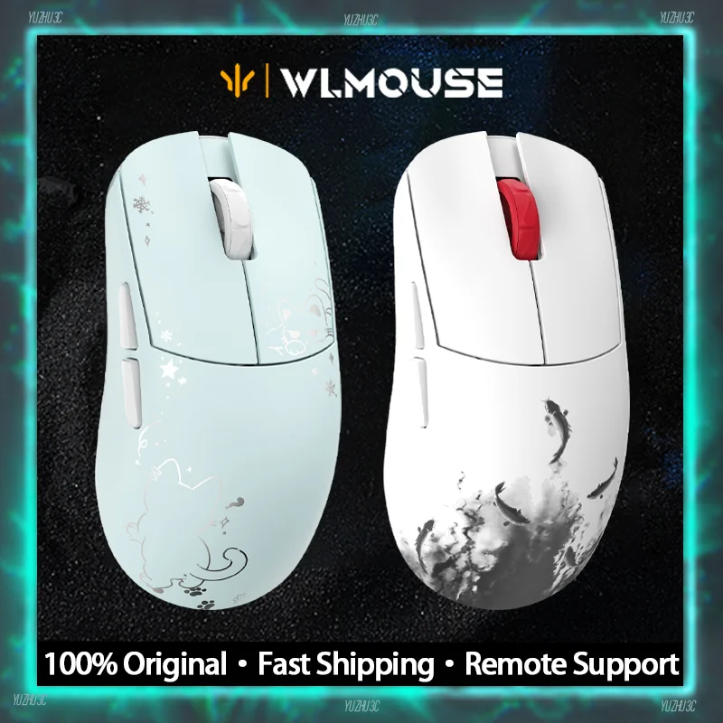 Mouse Gamer Sem Fio WLMOUSE Ying Magnesium com Taxa de Polling