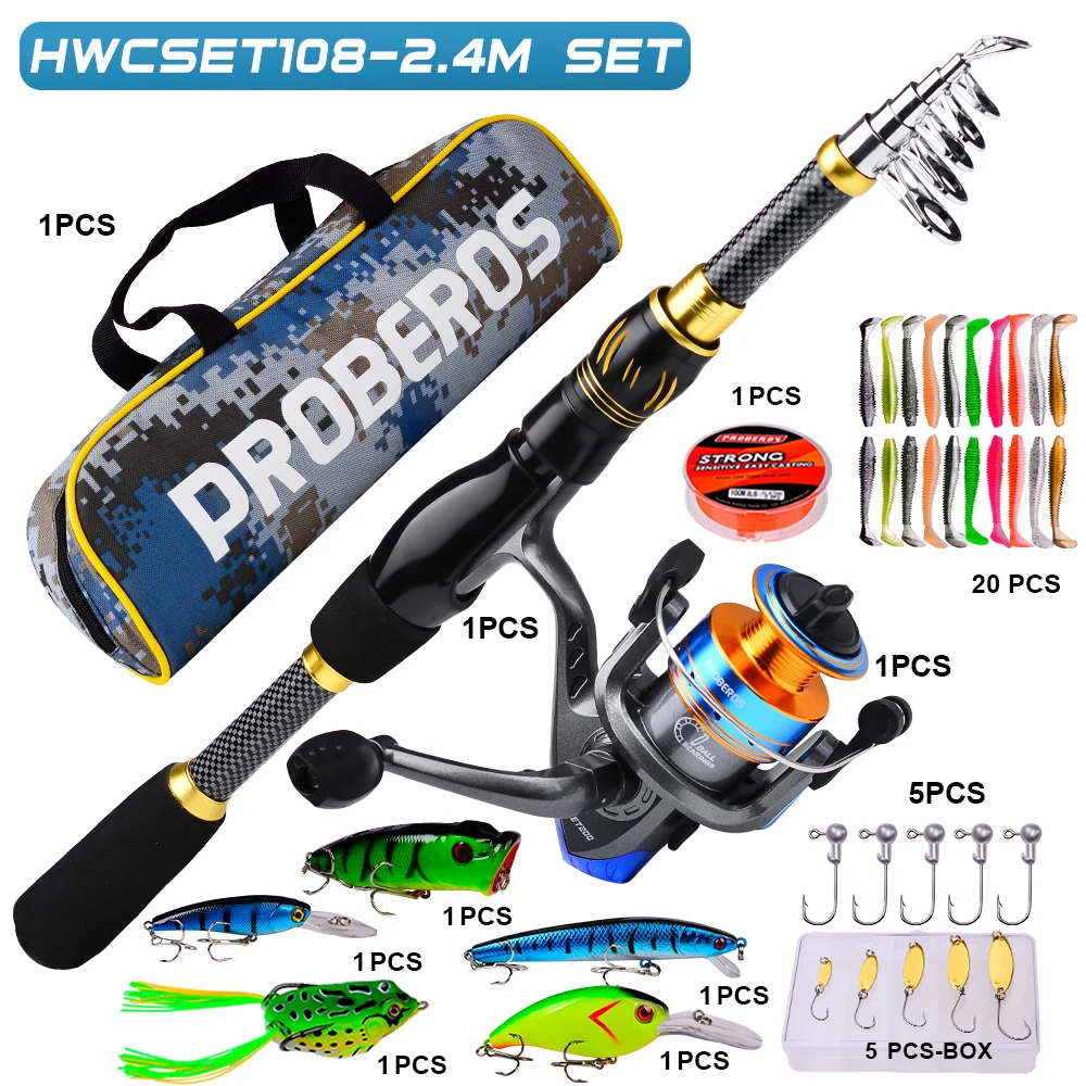  slider image of PROBEROS 1.5m-2.4m Fishing Rod