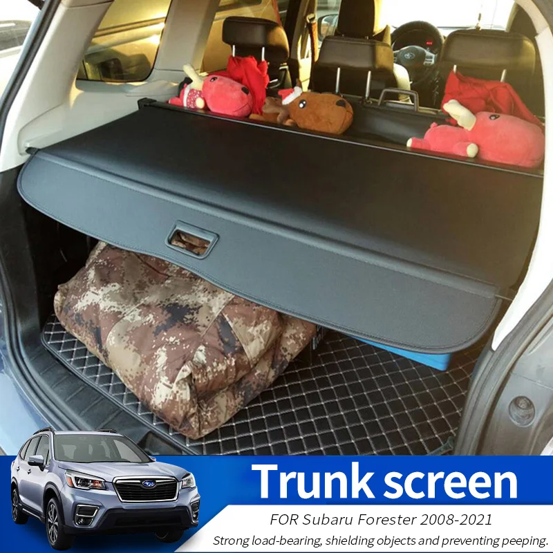 

Car Rear Trunk Privacy Curtain, For Subaru Forester 2013-2018,Security Shield, Cargo Cover, Waterproof Interior Accessories