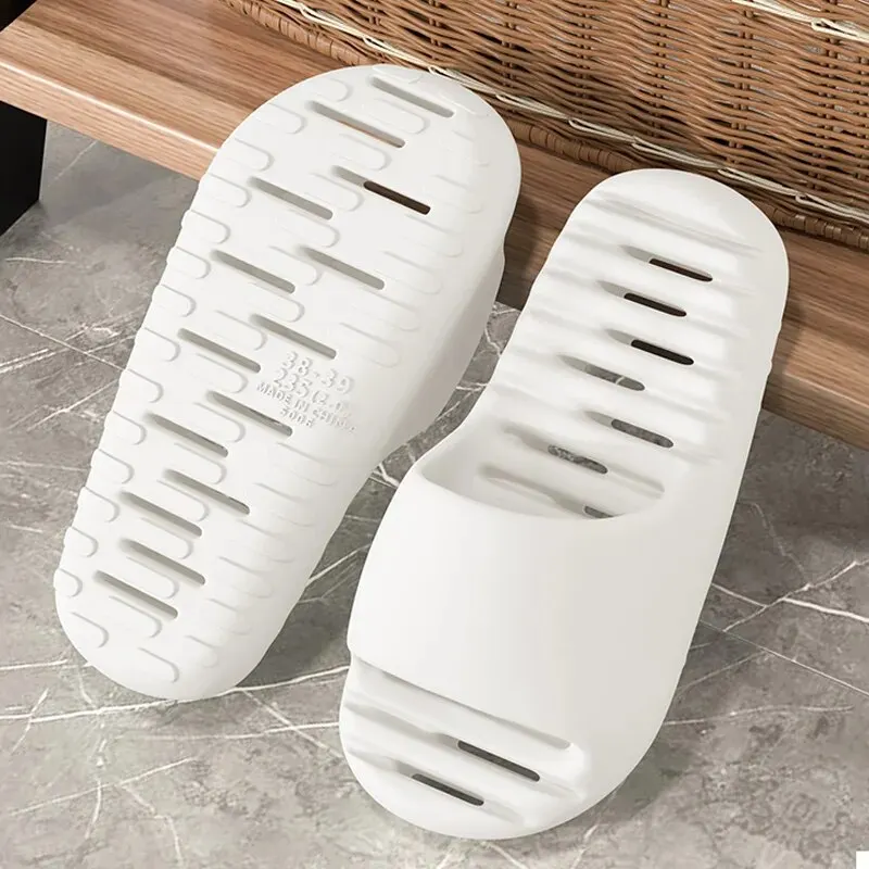 Women Summer Home Bathroom Couple Shower Slippers Water Leakage Quick Drying Non Slip
