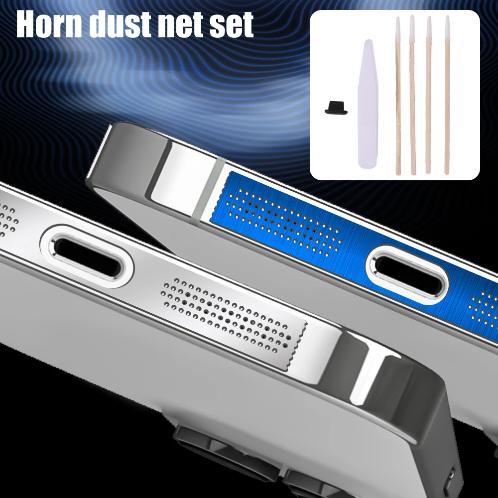 for All iphone Metal Dustproof Net Sticker Net Dustplug Cleaner Kit Phone Speaker Anti Dust Mesh Set