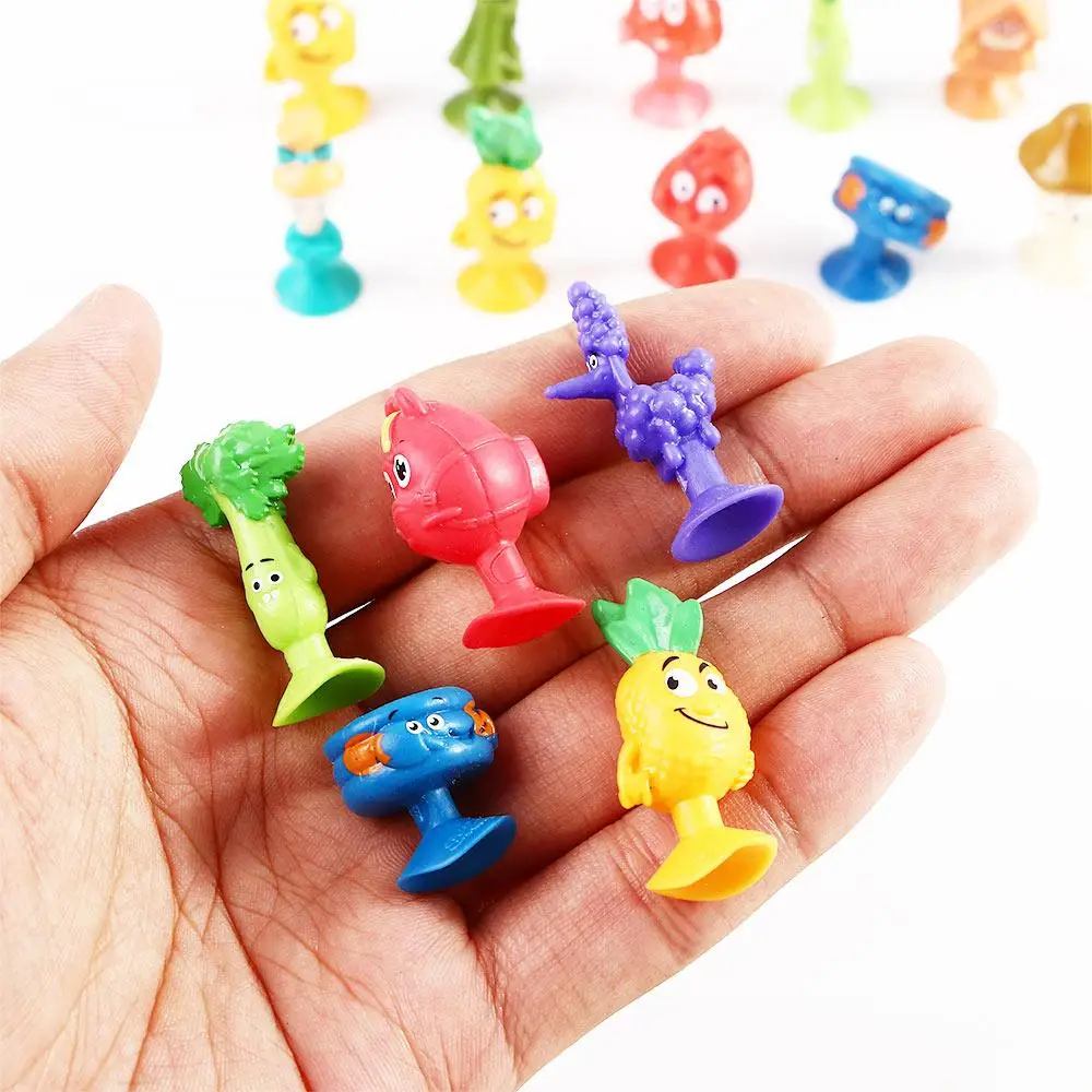 

Doll Funny Cartoon Animals Vegetables and fruits Cupule Suckers Capsule Model Suction Cup Puppets Suction Cup Toys Sucker Dolls