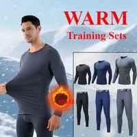 Executive Performance 2025 Winter Men Running Sets Sportswear Breathable Fitness Suit for Plus Size Outdoor Activities Gym Wear