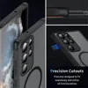 Skin Feel Matte Magnetic Phone Case for Samsung Galaxy S25 S23 S24 Ultra Plus A55 A35 A25 A15 A05 A05S A06 A16 5G Cover Hard PC 4