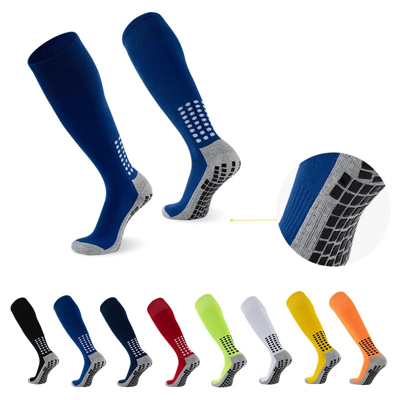 Men's & Kids' High Tube Football Socks - Thickened Towel Bottom, Knee-Length Sports Socks With Anti-Slip Silicone Grip 6 thumbnail image