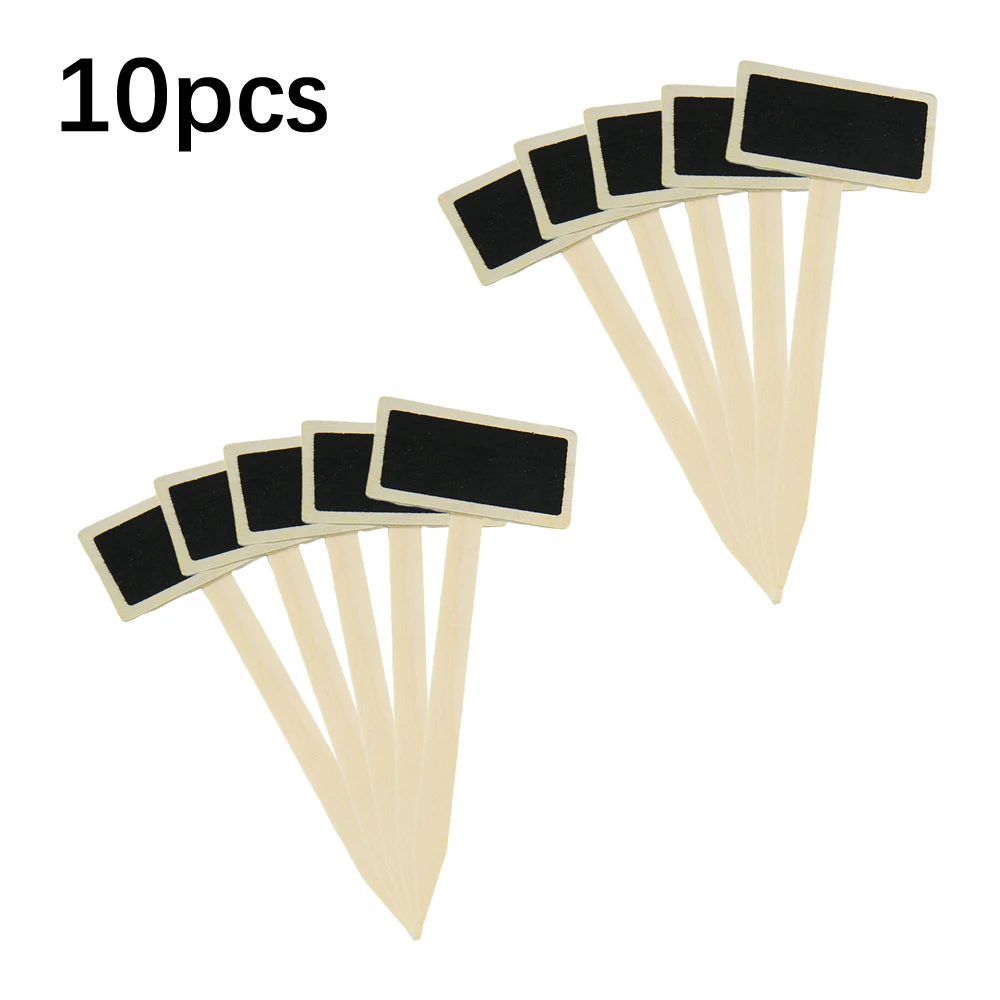 5/10/20Db Mini Wooden Calatboard Növényi Jelölők Signs Kerti Virágok És Növények Címkék Dekorációs Szerszámok - Image 3