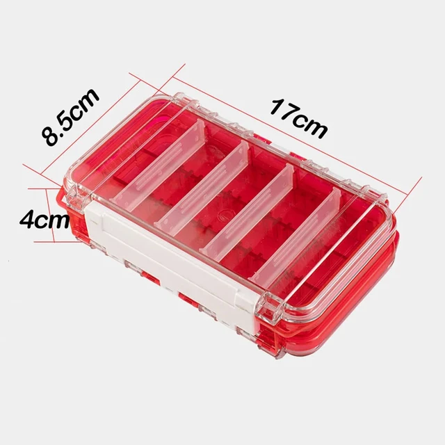 Fishing Tackle Box 2-Sided Double-Sided Lure Box Waterproof