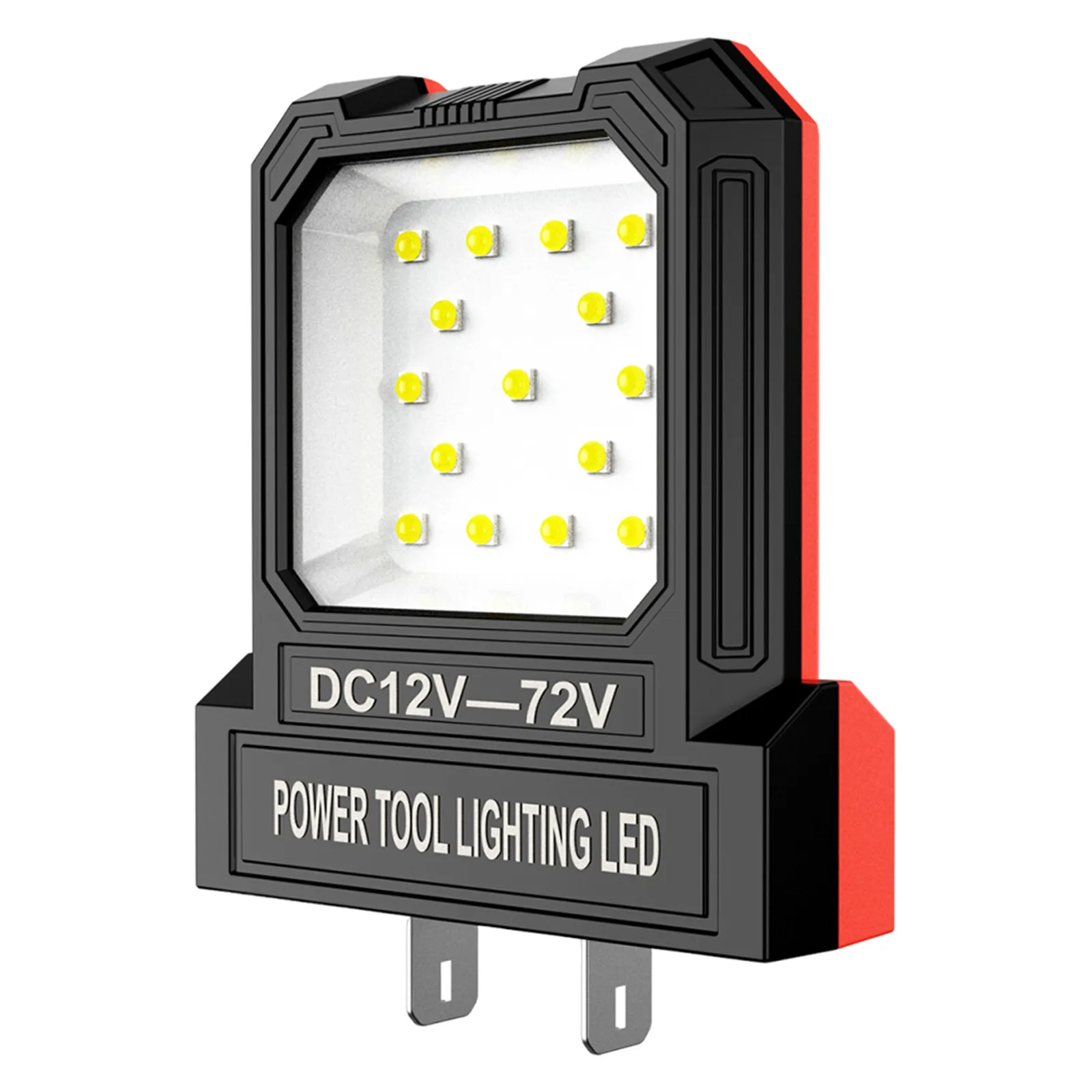 12V-72V LED 미니 포켓 작업등 550LM 배터리 없음 슈퍼 브라이트 스포트라이트 야외 조명 투광등 전동 공구 액세서리