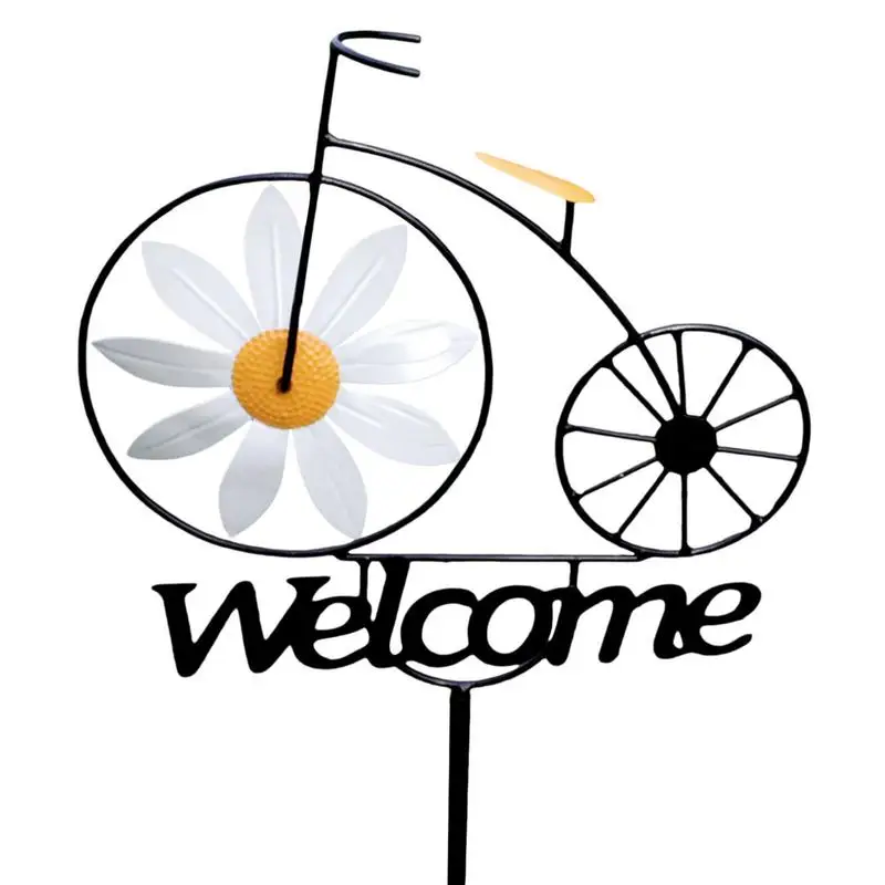 

Садовая железная стойка, художественная скульптура с уличным орнаментом, Подсолнух, стакан с ветряной мельницей, Спиннер, украшение для сада, парков