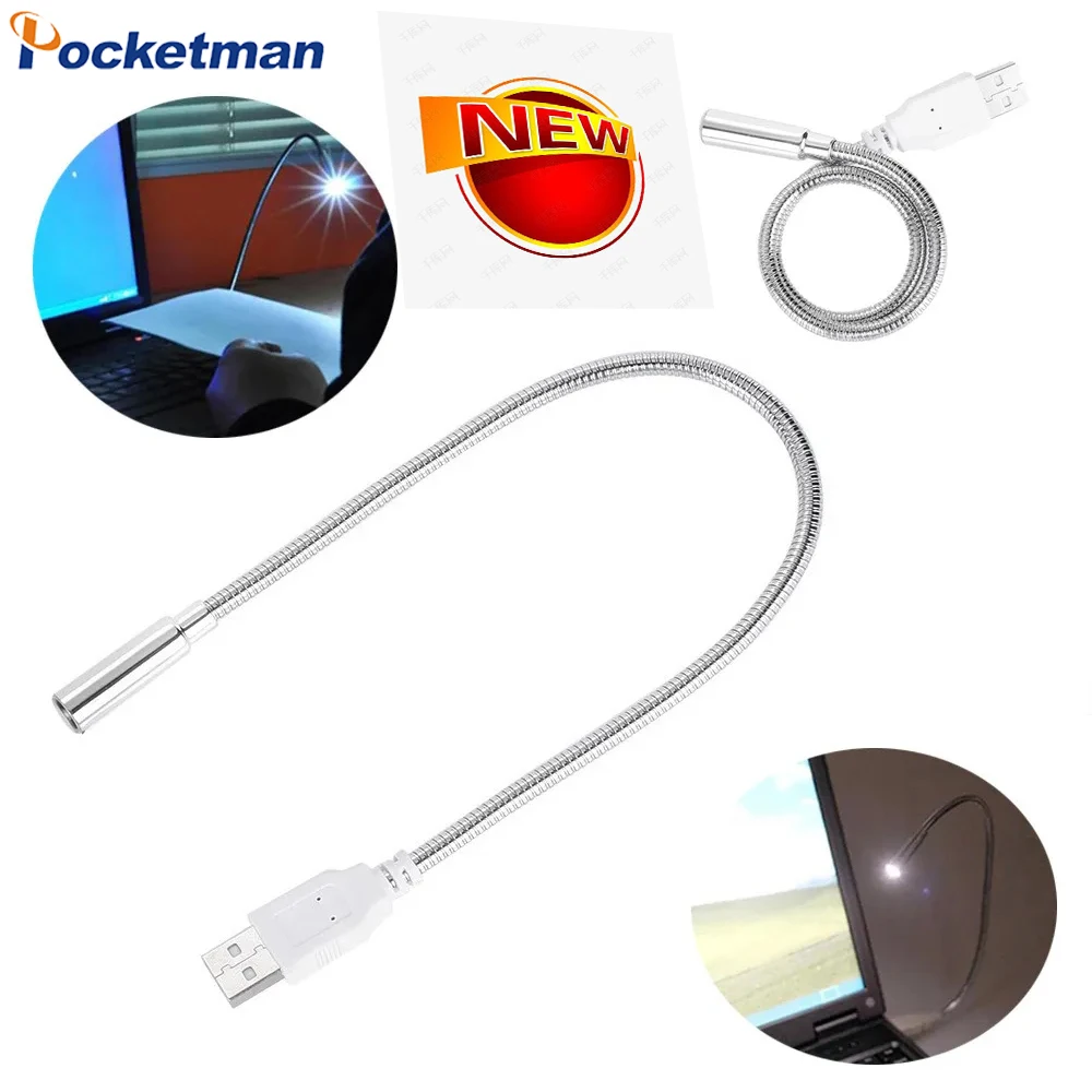 Portable Flexible Adjustable Mini LED Lights USB Book Light LED Reading Light for Computer Laptop Keyboard Lighting Reading