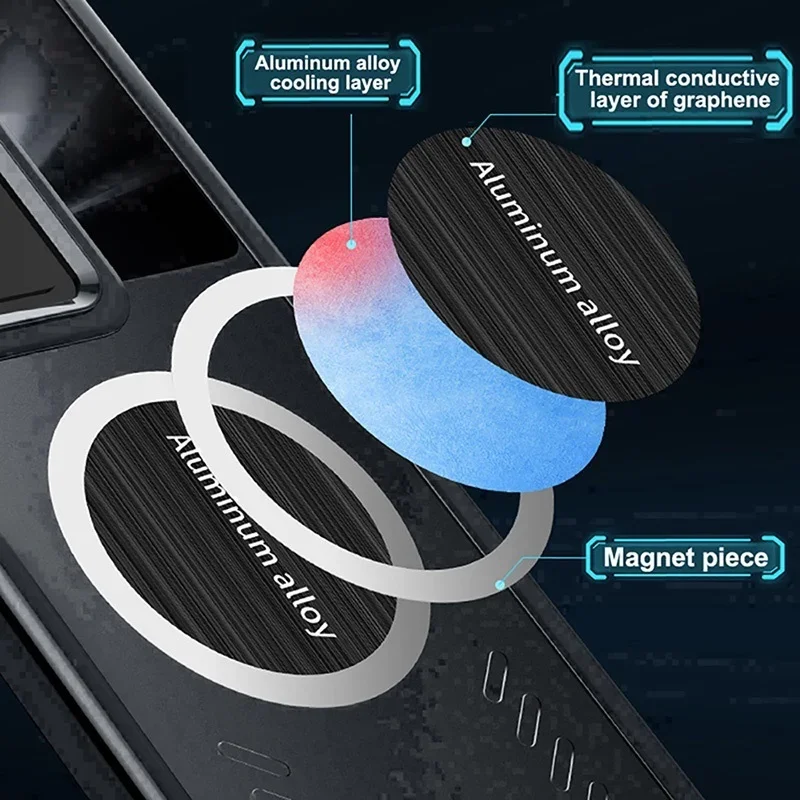 Magnetic Cooling Shockproof Case with Camera Protector Cover
