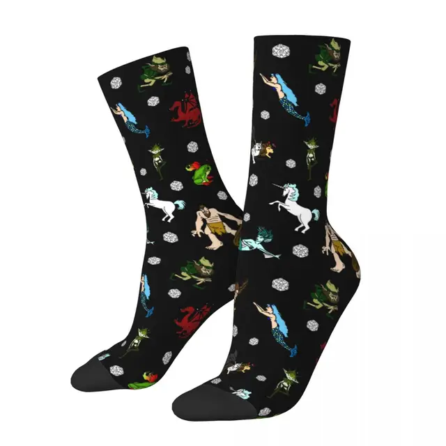 DnD Creatures And Dice Socks: Unleash Your Style and Unleash the Dice!