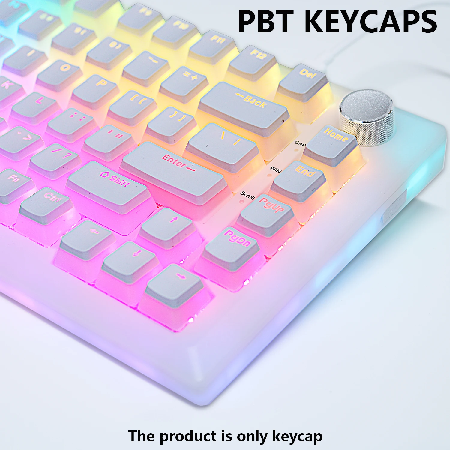 Pbt Pudim Keycaps para Teclado Mecânico Tampa de Chave do Perfil Oem Interruptor mx Rgb Backlit 87 104 Teclados Gamer 129 Chaves