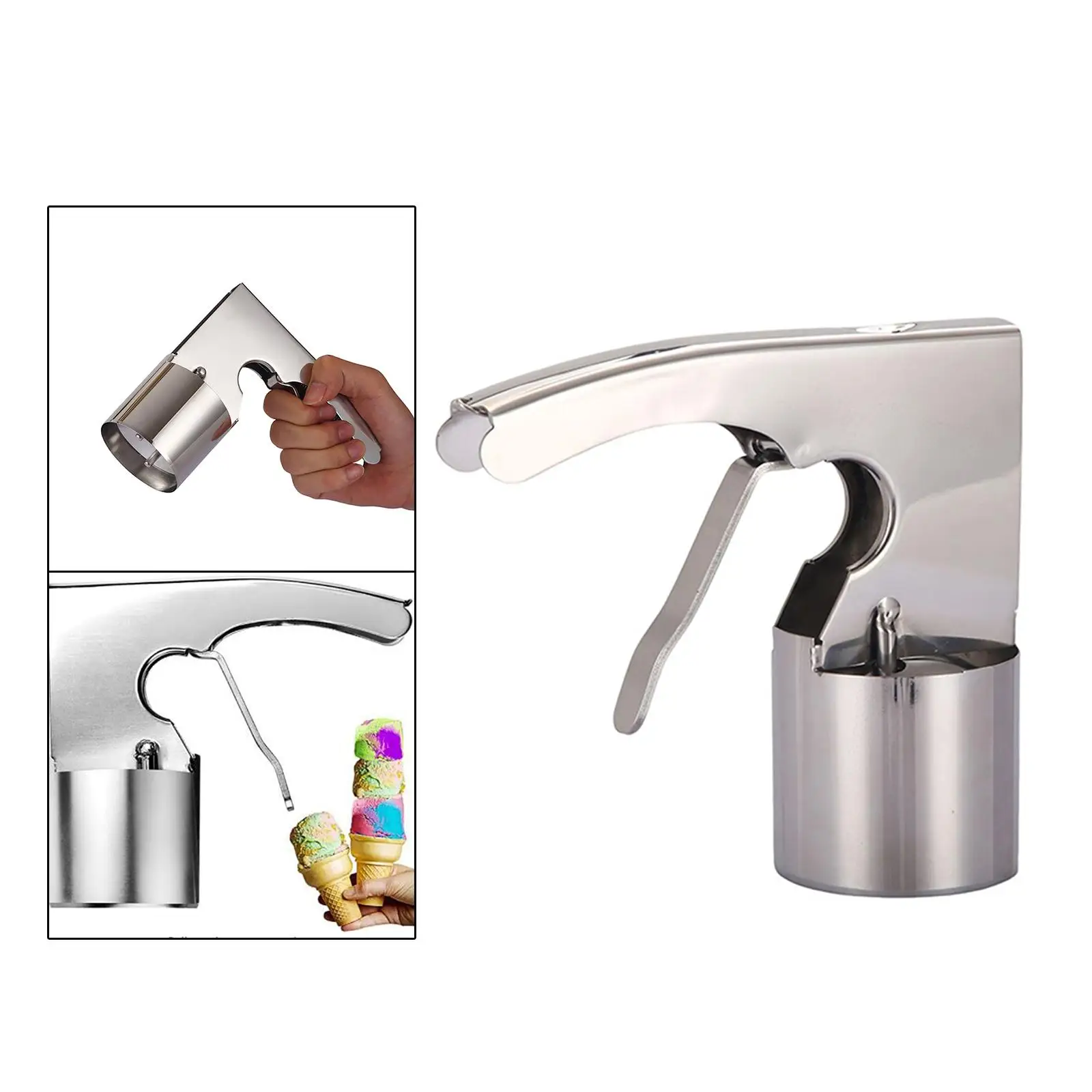 

Stainless Steel Ice Ball Making Tool for Delicacies Muffins Mashed Potato