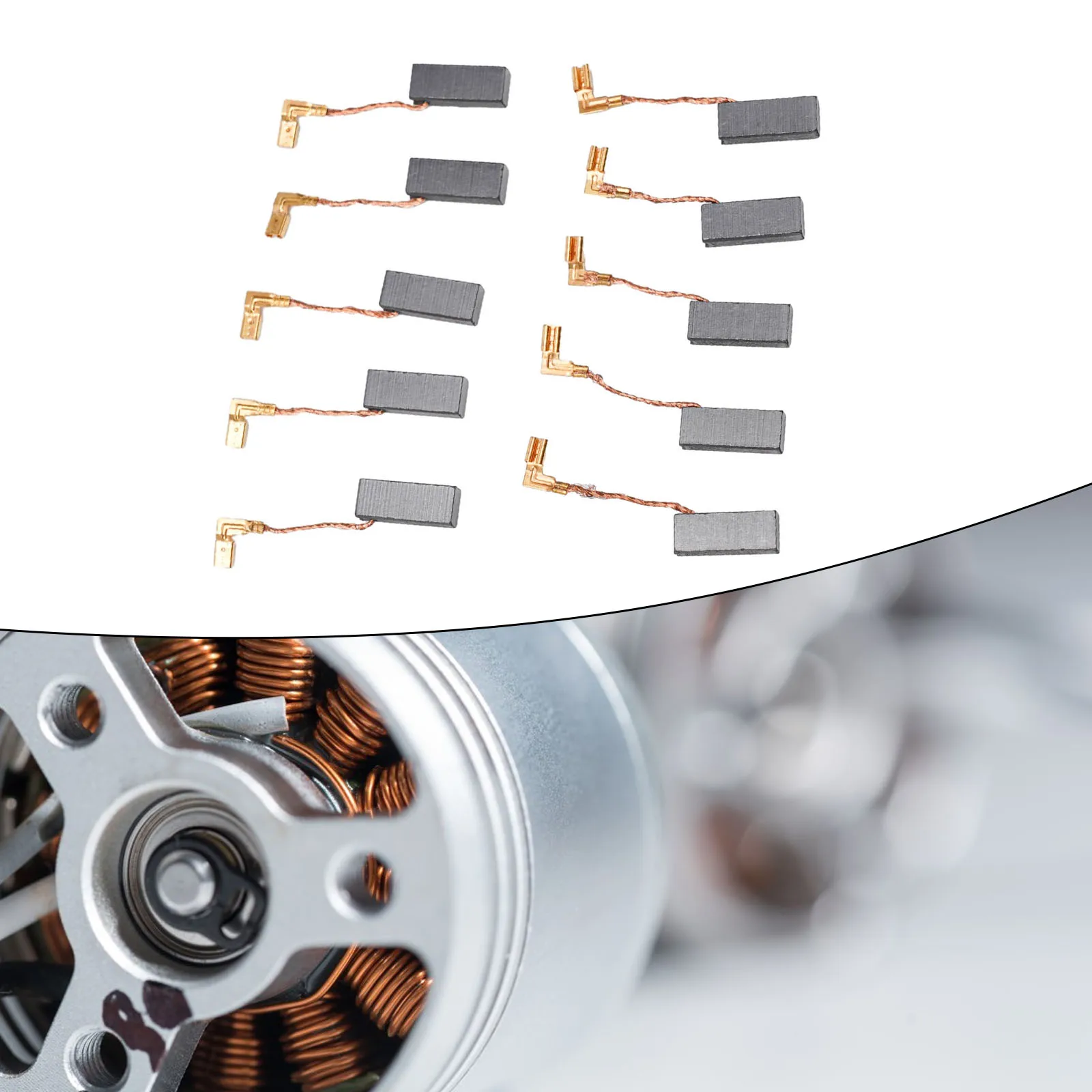 Useful Carbon Brushes Motor Pratical Tool Repair 10 Pcs A26 For Rotary Hammer Drill 5X8X19mm For Electric Motor