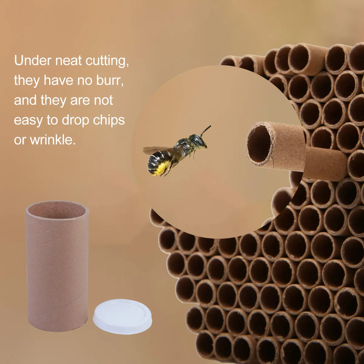 5Pcs 종이 보관 튜브 크래프트 메일링 튜브 자연색 강한 압력 방지 문서 배송 포스터 튜브 드로잉 롤