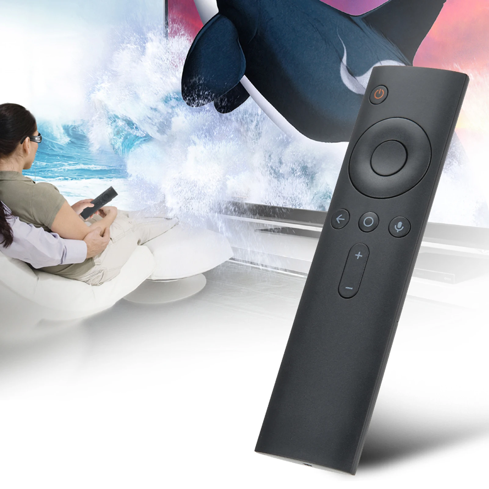 ABS Shell Bluetooth Voice Remote Control Replacement Fits for Xiaomi  BOX 3 Remote Control Replacement Remote Control