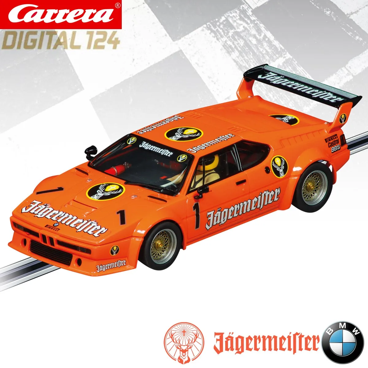 Carrera Slot Car Digital124 BMW M1 Procar 23855/23902