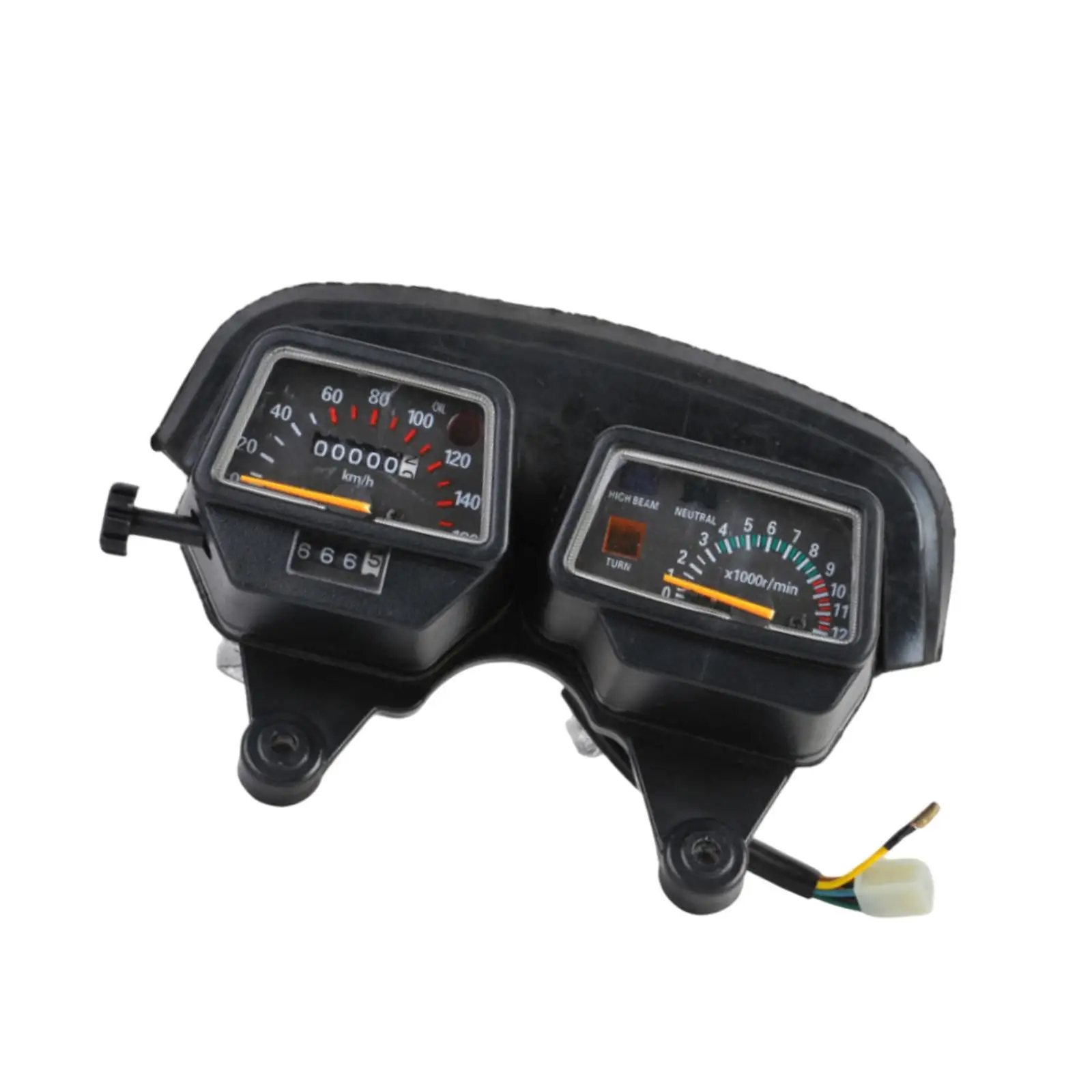 Speedometer Tachometer Accurate Reading Sturdy Replace Parts Supplies Motorcycle Gauge Cluster Accessories for Yamaha DT125