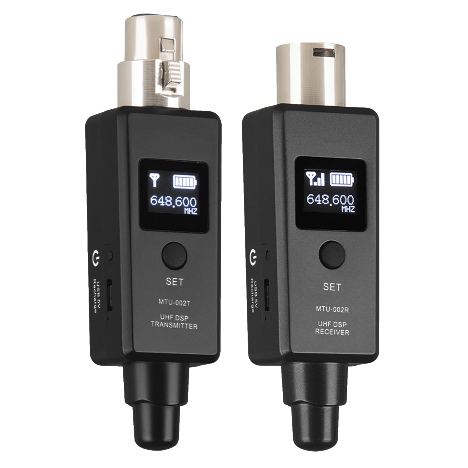 Wireless Microphone System Rechargeable Transmitter Receiver For Dynamic Microphones Wireless Guitar Audio Transmission System 