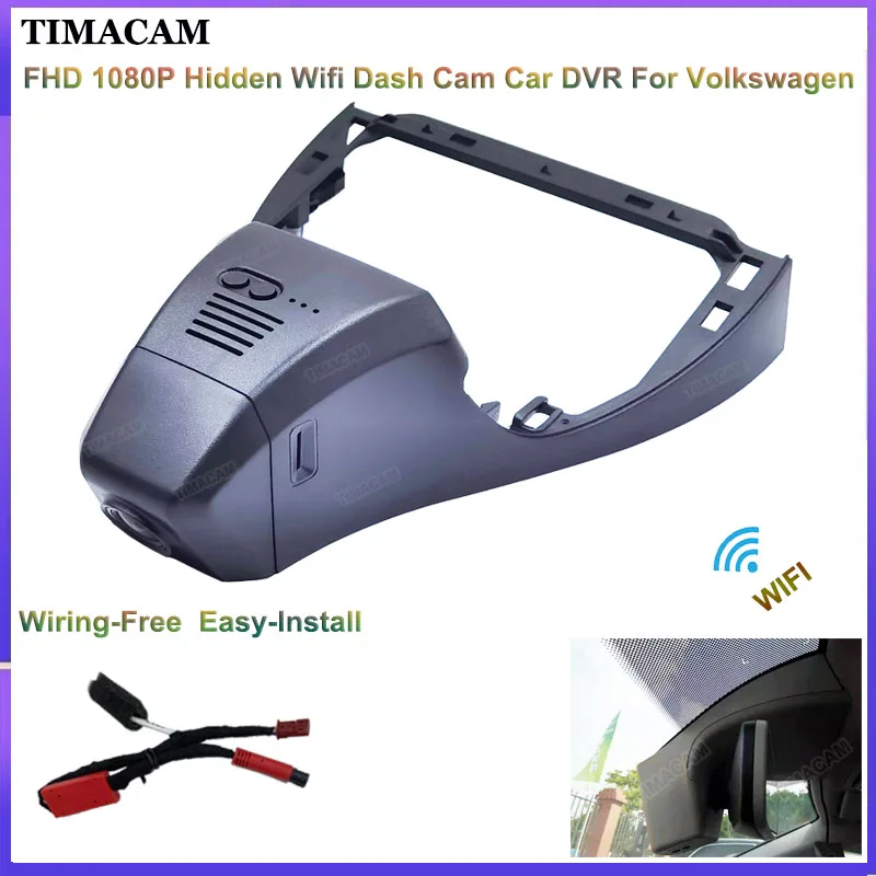 

TIMACAM For Volkswagen VW id4 id 4 ID.4 for VW id5 id 5 ID.5 for VW id6 id 6 ID.6 2020 2021 2022 Dash Cam HD Car Dvr Wiring-Free