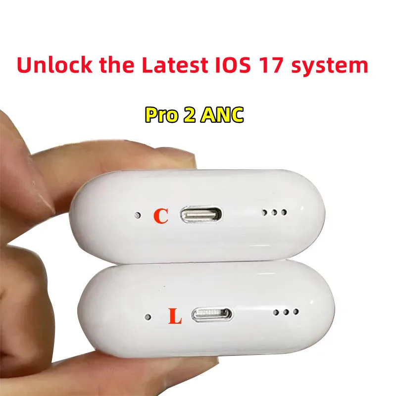 

2023 New Type C Pro 2 Bluetooth Headphones ANC Noise Canceling Wireless Charging High Quality Sports pro 2 anc Headphones