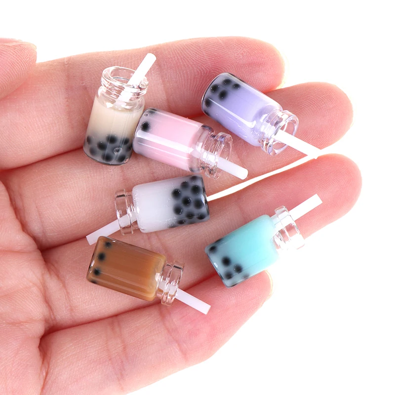 Doll Accessories Doll Clothes Accessories Plush Doll Accessories 3Pcs/Lot 1:12 Doll House Miniature Tea With Milk Cups Food Drink Beverage Toy Decoration Dolls Accessories