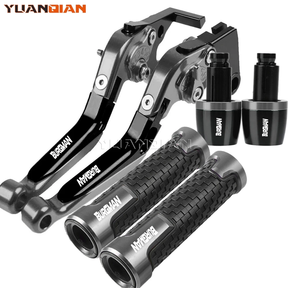 

For SUZUKI BURGMAN 650 2003-2018 2010 2011 2012 2013 2014 2015 2016 2017 Motorcycle Brake Clutch Levers Handlebar grips ends Cap