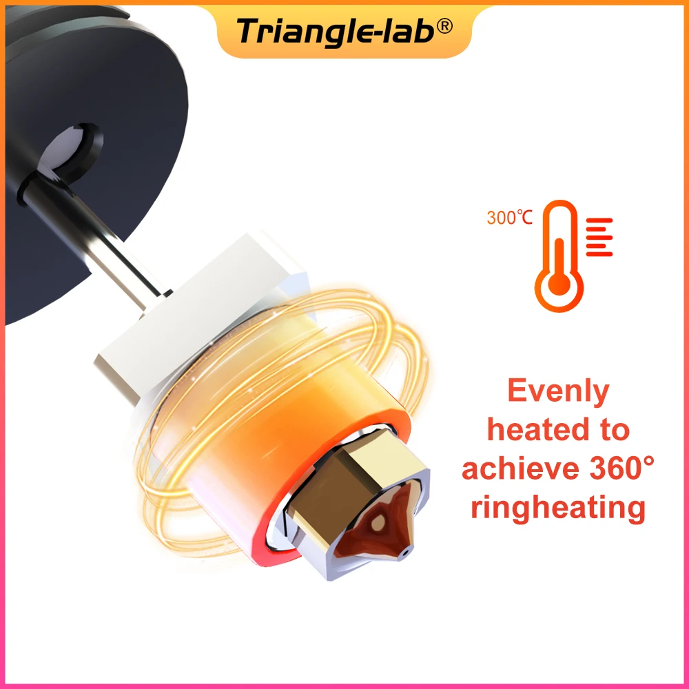 Trianglelab-tchc Td6 Pt1000 Hotend Built-in Termistor Pt1000 para Chc Td6 v6 Hotend Hotend Hotend Hotend Hotend Hotend Dde Hotend v6 - Imagem 5