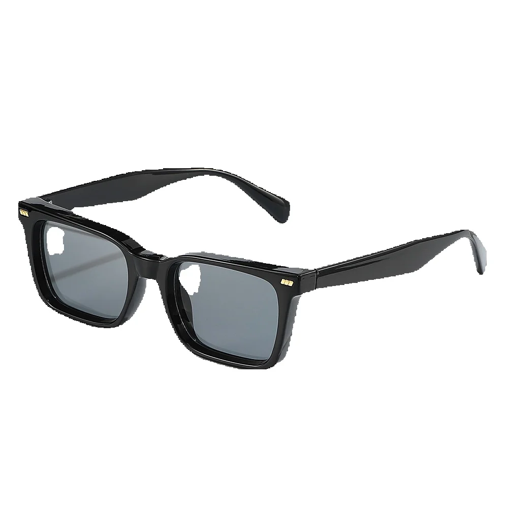 Lunettes de soleil carrées simples et polyvalentes pour hommes et femmes, nouvelle mode, exquises_voghion.com