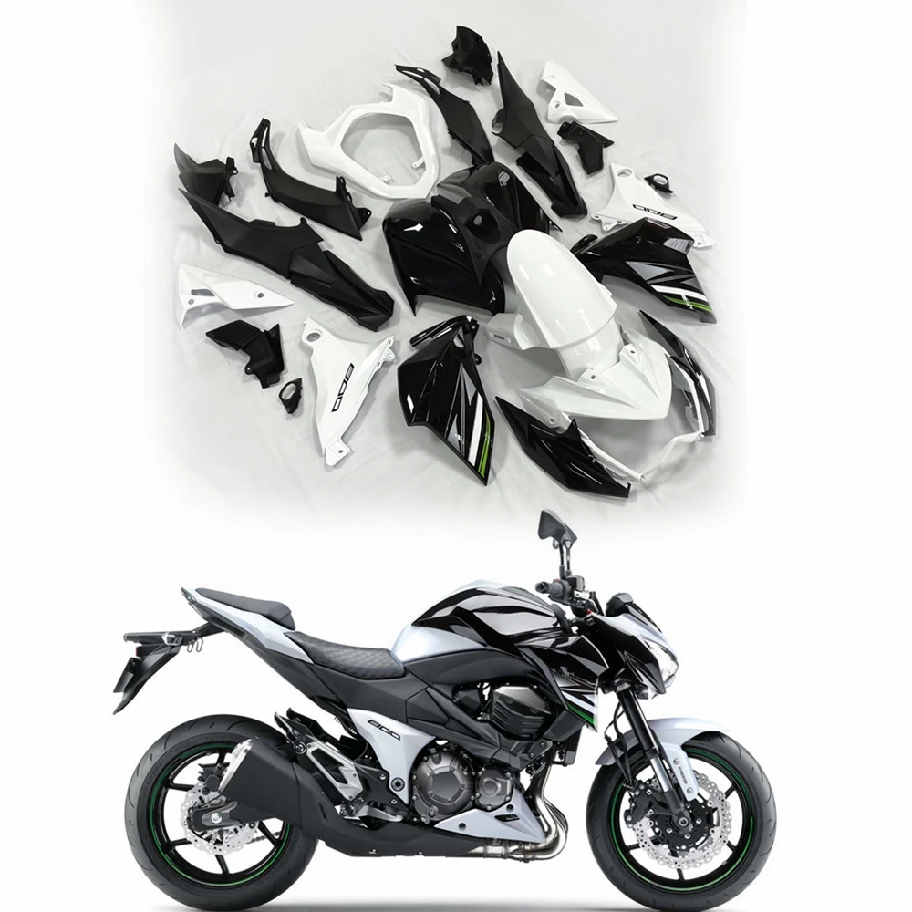 

Мотоцикл для Kawasaki черно-белый с принтом кузов капот Z800 2013-2014-2015-2016 полный комплект обтекателей Инжекция