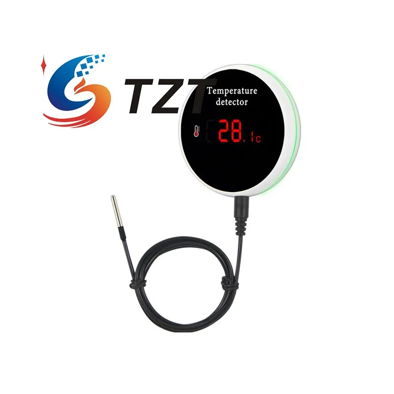 

Умный датчик температуры и влажности TZT SNT957W-TDE (3 м/9,8 Фута), Wi-Fi, датчик температуры и влажности с датчиком температуры и зондом