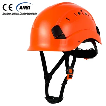 Casco di sicurezza ABS Costruzione Arrampicata Steeplejack Lavoratore Casco protettivo Cappello rigido Forniture di sicurezza sul posto di lavoro esterno CE