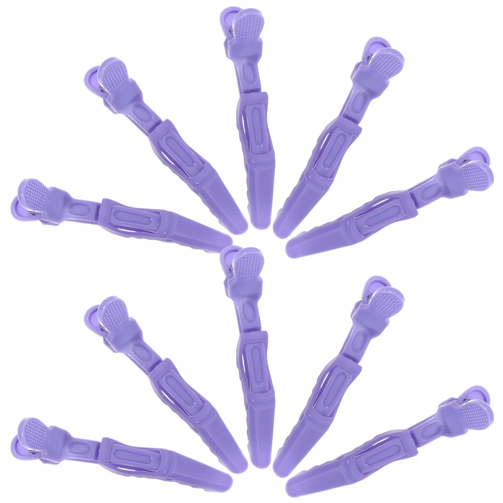 

12 Pcs Crocodile Hair Clip Pin Salon Clips Stylish Plastic Partition Women's Locating Professional