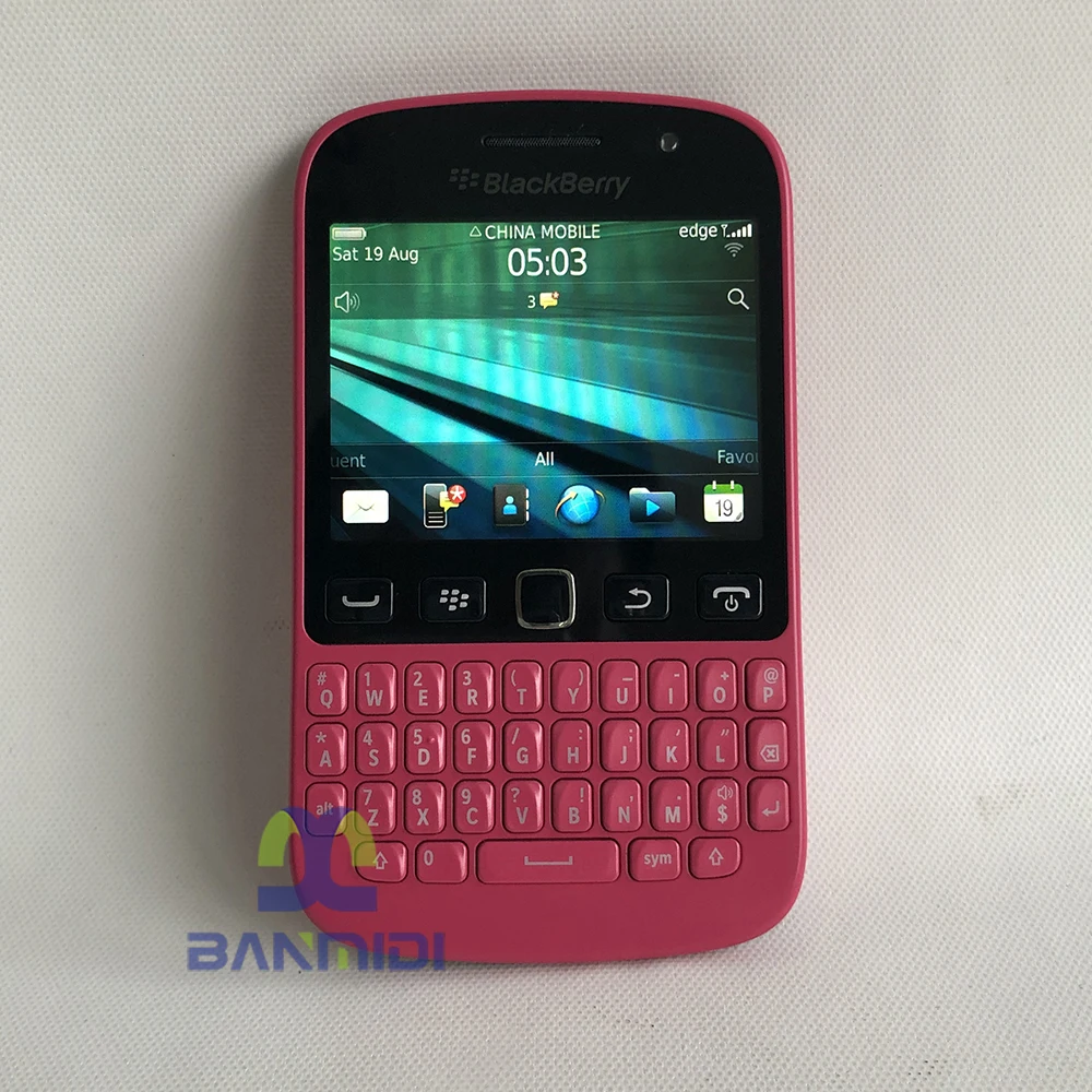Blackberry 9720 Самоа 3G мобильный сотовый телефон Оригинальный  разблокированный SimFree 5MP WiFi BlackBerry OS смартфон QWERTY клавиатура  мобильный ...