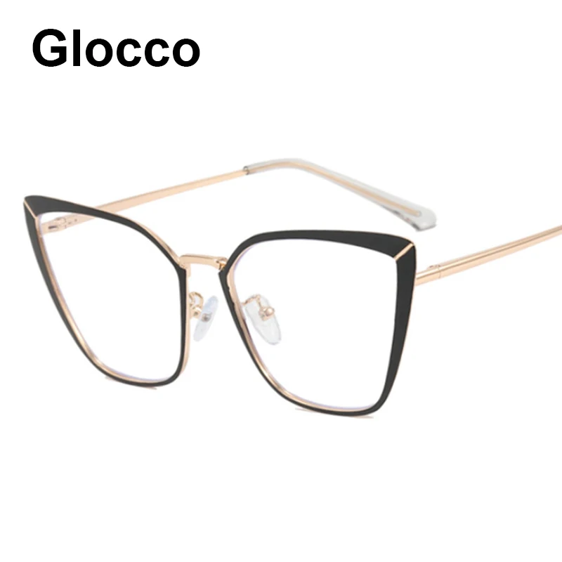 Sexy Cat Eye Metal Reading Glasses Anti Blue Rays Magnifying Hyperopia Eyewear 0~+600 Optical Transparent 2022 Glasses For Women 4
