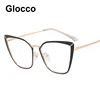 Sexy Cat Eye Metal Reading Glasses Anti Blue Rays Magnifying Hyperopia Eyewear 0~+600 Optical Transparent 2022 Glasses For Women 4