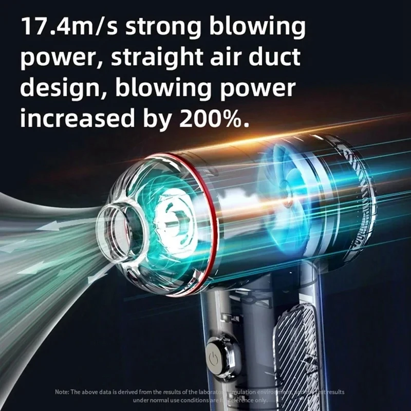 50000RPM 무선 자동차 진공 청소기, 휴대용 로봇 진공 청소기, 휴대용 미니, 자동차 가전 제품, 5 in 1