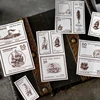 Journal GO 30 Sheets Retro Border Collection Vintage Label Memo Pad Junk Journal Collage Material Paper Creative DIY Stationery 5