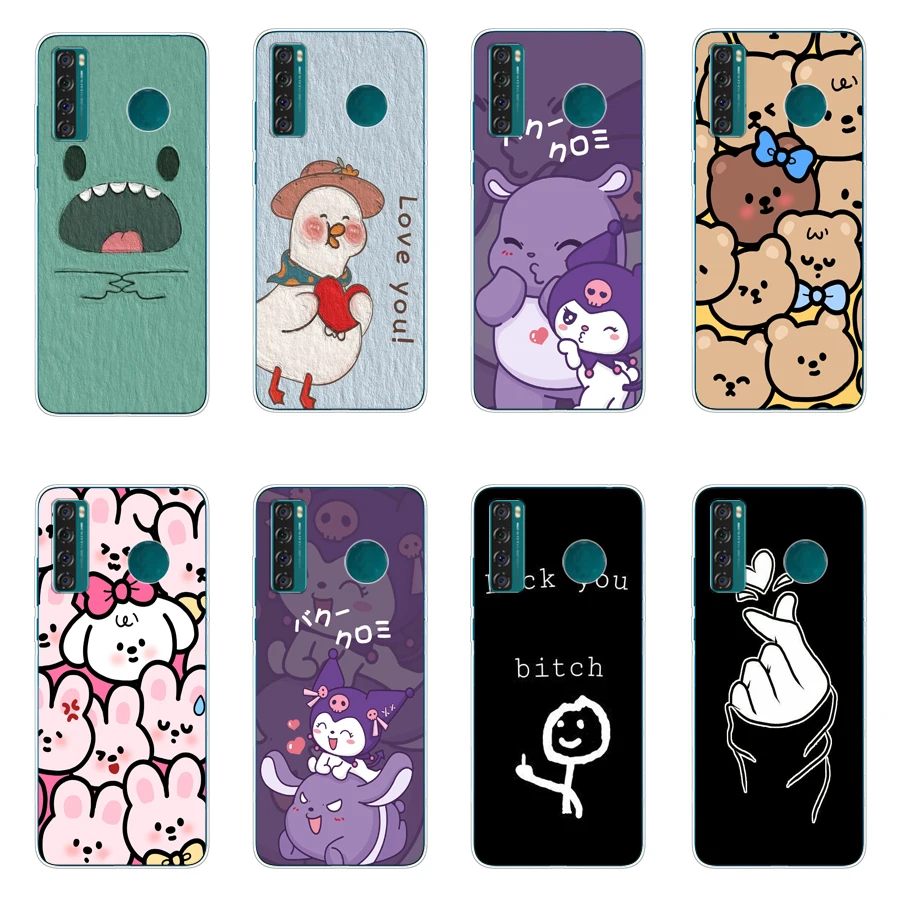 5 Per Custodia Tcl 10 Se/30 Se/20 Se Custodia Protettiva In Silicone Morbido Tpu